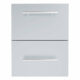 Sunstone Designer Series 23" H Multi-Configurable Paper Towel Drawer Combo with Self-Leveling Legs DE-DPCF23