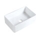 Altair Ancona Glossy White Ceramic Rectangular 30" L x19.7" W Vessel Bathroom Sink  231030-KS - Image 2