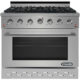 NXR 36" Stainless Steel Pro-Style Natural Gas Range with 5.5 cu.ft. Convection Oven SC3611