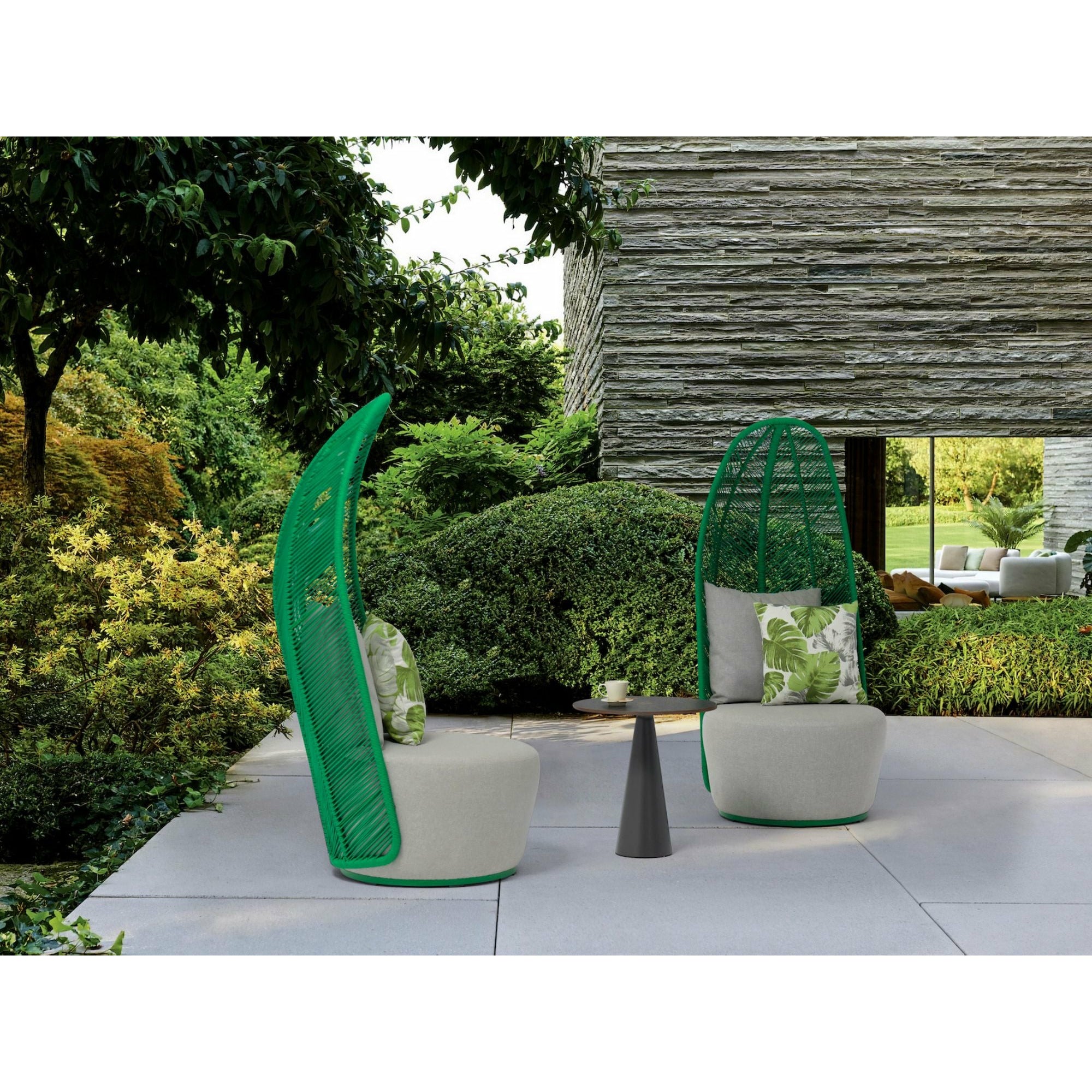 images Whiteline Modern Living - Basil Chair CH1732-GRN/GRY - Image 1