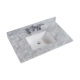 Altair 37" Natural Marble Vanity Top with White Sink 64037-CTP-CA