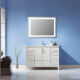 Altair  Genova 40” Rectangle Frameless Modern LED Bathroom Vanity Mirror 744040-LED-NF