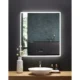 Ancerre 36” Immersion Led Lighted Bathroom Vanity Mirror With Bluetooth, Defogger and Digital Display LEDM-IMMERSION-36