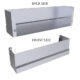 Sunstone Heavy-Duty Speed Rail Pocket Shelf SCC30KB-SPRAIL - Image 2