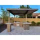KoKoMo Aruba BBQ Island With 12' x 12' Pergola Built-In BBQ Grill