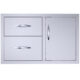Sunstone Classic Series 36" Double Drawer Door Combo C-DDC36