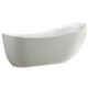 Vinnova Everlie 71" x 35" Soaking Bathtub 231071-BAT-WH - Image 2