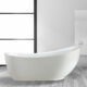 Vinnova Everlie 71" x 35" Soaking Bathtub 231071-BAT-WH - Image 5