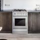Cosmo 24'' 2.73 cu. ft. Single Oven Gas Range with 4 Burner Cooktop and Heavy Duty Cast Iron Grates in Stainless Steel COS-244AGC - Image 3