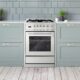 Cosmo 24'' 2.73 cu. ft. Single Oven Gas Range with 4 Burner Cooktop and Heavy Duty Cast Iron Grates in Stainless Steel COS-244AGC - Image 4