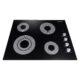 Cosmo 24" Electric Ceramic Glass Cooktop with 4 Elements, Dual Zone Element, Hot Surface Indicator Light and Control Knobs COS-244ECC - Image 6