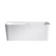 Vinnova Dashiel 67" x 31.5" Soaking Bathtub 253067-BAT-WH - Image 4