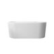 Vinnova Caserta 59" x 27.6" Soaking Bathtub 257059-BAT-WH - Image 5