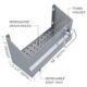 Sunstone Cocktail Tender Bar Caddy BC-BC14 - Image 2