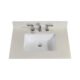 Altair 31" Stone effects Vanity Top in Milano White with White Sink 61031-CTP-MW - Image 2
