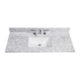 Altair 49" Natural Marble Vanity Top with White Sink 64049-CTP-CA - Image 2