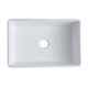 Altair Ancona Glossy White Ceramic Rectangular 30" L x19.7" W Vessel Bathroom Sink  231030-KS - Image 3