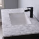 Altair Maribella 36" Single Bathroom Vanity Set in Rust Black and Carrara White Marble Countertop with Mirror 535036-RL-CA - Image 2