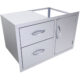 Sunstone Classic Series 36" Double Drawer Door Combo C-DDC36 - Image 2