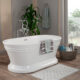 Altair Solace 59" x 30" Freestanding Soaking Acrylic Bathtub 50559-BAT-WH-F - Image 2