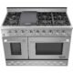 NXR 48" Stainless Steel Pro-Style Natural Gas Range with 7.2 cu.ft. Convection Oven SC4811 - Image 2
