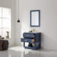 Altair Remi 30" Single Bathroom Vanity Set in Royal Blue and Carrara White Marble Countertop with Mirror  532030-RB-CA - Image 2