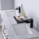 Altair Maribella 60" Double Bathroom Vanity Set in White and Carrara White Marble Countertop with Mirror 535060-WH-CA - Image 2