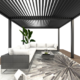 Bon Pergola 10' x 10' Villa Pergola - Motorization & Lighting included, Dark Grey or White - Image 20
