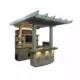KoKoMo St. Croix Outdoor Kitchen With Built In BBQ Grill and 12x12 Patio Cover