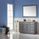 Altair Ivy 48" Single Bathroom Vanity Set in Gray and Carrara White Marble Countertop with Mirror  531048-GR-CA - Image 2