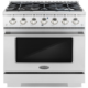 Cosmo 4-Piece, 36" Gas Range, 36" Range Hood, 24" Dishwasher and Refrigerator COS-4PKG-020 - Image 2