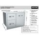 Sunstone 30" Tank Tray Double Drawer Combo A-LPCDD30 - Image 2