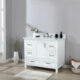 Altair Isla 42" Single Bathroom Vanity Set in White and Carrara White Marble Countertop with Mirror 538042-WH-AW - Image 10