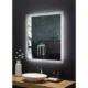 Ancerre 30" Frysta Led Frameless Rectangular Mirror Lighted Bathroom Vanity With Dimmer and Defogger LEDM-FRYSTA-30 - Image 2