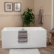 Altair Persephone 59" x 30" Freestanding Soaking Acrylic Bathtub 50759-BAT-WH-F - Image 2