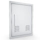 Sunstone Signature Series 17" x 24" Left Swing Vertical Beveled Frame Single Access Doors Vented BA-VDVL1724 - Image 2