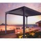 Bon Pergola 10' x 10' Villa Pergola - Motorization & Lighting included, Dark Grey or White - Image 13