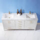 Altair Sutton 72" Double Bathroom Vanity Set in White and Carrara White Marble Countertop with Mirror  541072-WH-CA - Image 12