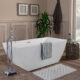 Altair Montague 59" x 30" Freestanding Soaking Acrylic Bathtub 50959-BAT-WH-F - Image 2