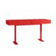 Whiteline Modern Living - Liam Console/Desk CO1646-RED - Image 2