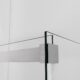 Vinnova Spezia 48" W x 76" H Rectangle Double Sliding Frameless Shower Enclosure in Brushed Nickel 301048+36P-BN - Image 3