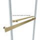 Vinnova  Spezia 56" W x 76" H Rectangle Double Sliding Frameless Shower Enclosure in Brushed Gold 301056+36P-BG - Image 9