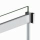 Vinnova Spezia 56" W x 76" H Rectangle Double Sliding Frameless Shower Enclosure in Brushed Nickel 301056+36P-BN - Image 3