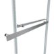 Vinnova Spezia 56" W x 76" H Rectangle Double Sliding Frameless Shower Enclosure in Brushed Nickel 301056+36P-BN - Image 4