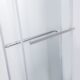 Vinnova Spezia 56" W x 76" H Rectangle Double Sliding Frameless Shower Enclosure in Polished Chrome 301056+36P-PC - Image 5