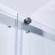Vinnova  Spezia 64" W x 76" H Rectangle Double Sliding Frameless Shower Enclosure in Polished Chrome 301064+36P-PC - Image 4