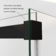 Vinnova Spezia 68" W x 76" H Rectangle Double Sliding Frameless Shower Enclosure in Matt Black 301068+36P-MB - Image 11