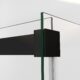 Vinnova Spezia 68" W x 76" H Rectangle Double Sliding Frameless Shower Enclosure in Matt Black 301068+36P-MB - Image 7
