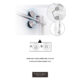 Vinnova Massa 60" W x 76" H Single Sliding Frameless Shower Door in Brushed Gold 302060-SS-BG - Image 12