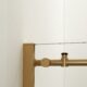 Vinnova Massa 60" W x 76" H Single Sliding Frameless Shower Door in Brushed Gold 302060-SS-BG - Image 5